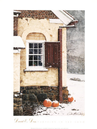 Pumpkins in the Snow