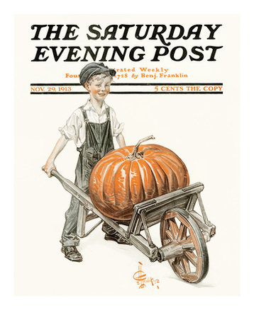 Pumpkin in Wheelbarrow, c.1913