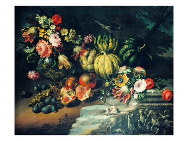 Flowers, Figs, Pumpkins and Pomegranates