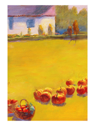 Fall Cottage and Pumpkins